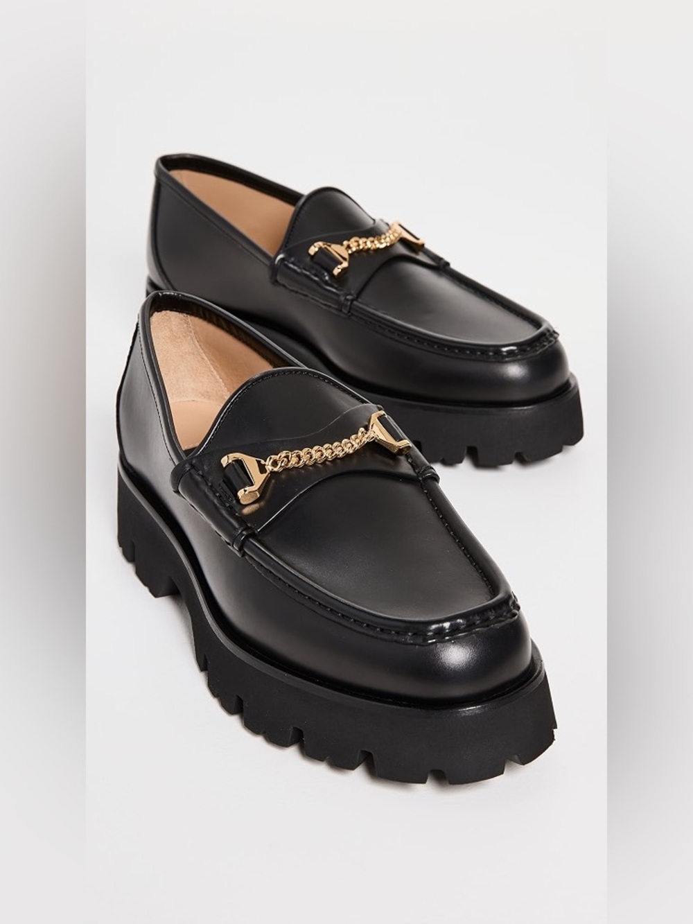 Hyusto Mick Tank Black Leather Loafers